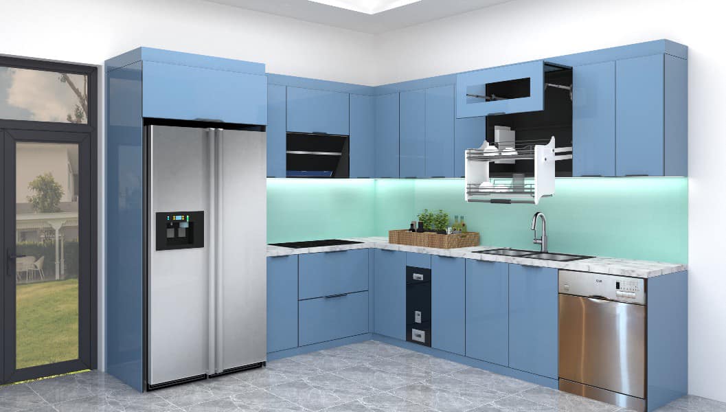 tu bep inox 304 canh kinh 